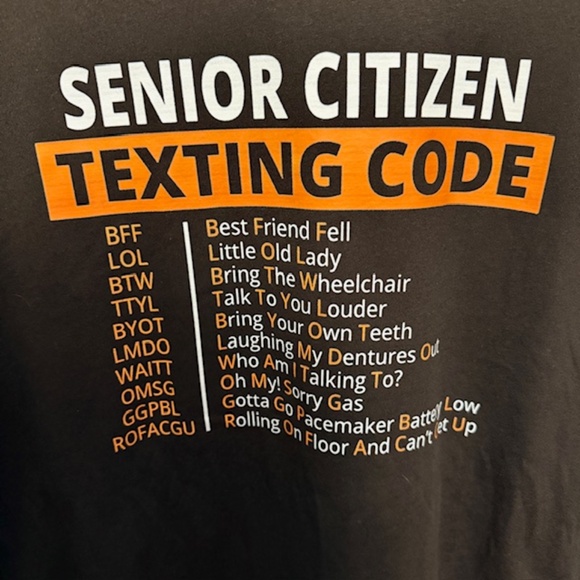 Senior Citizen funny tshirt - Picture 2 of 2